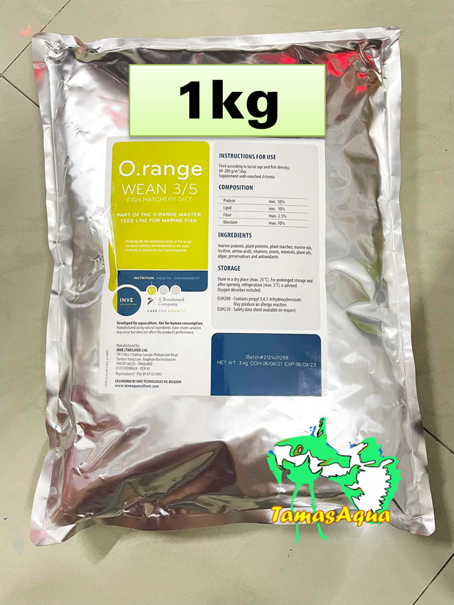 1kg cám thái inve 3/5 | thức ăn cao cấp cho cá guppy, betta