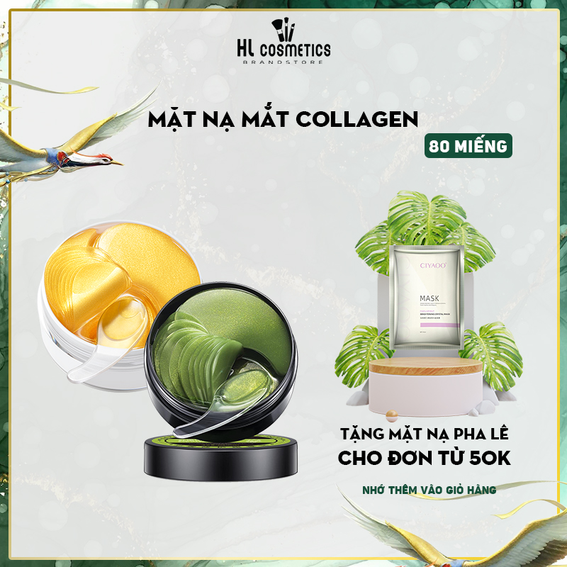 Mặt Nạ Mắt Collagen CIYAOO Giảm Thâm Quầng Mắt Và Bọng Mắt (Hộp 60 miếng)