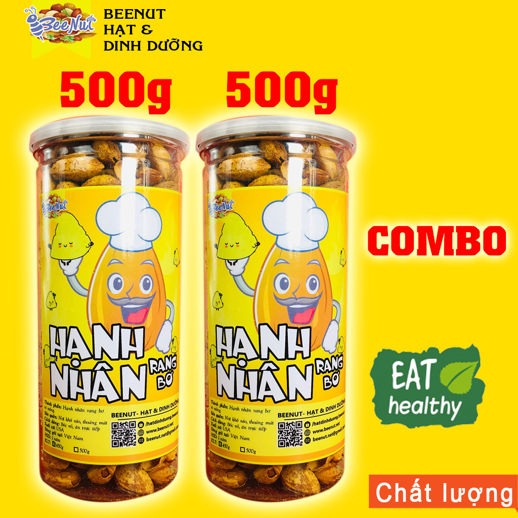 Roasted almonds with thin shell, easy to separate, delicious - BeeNut Nutritional Nuts
