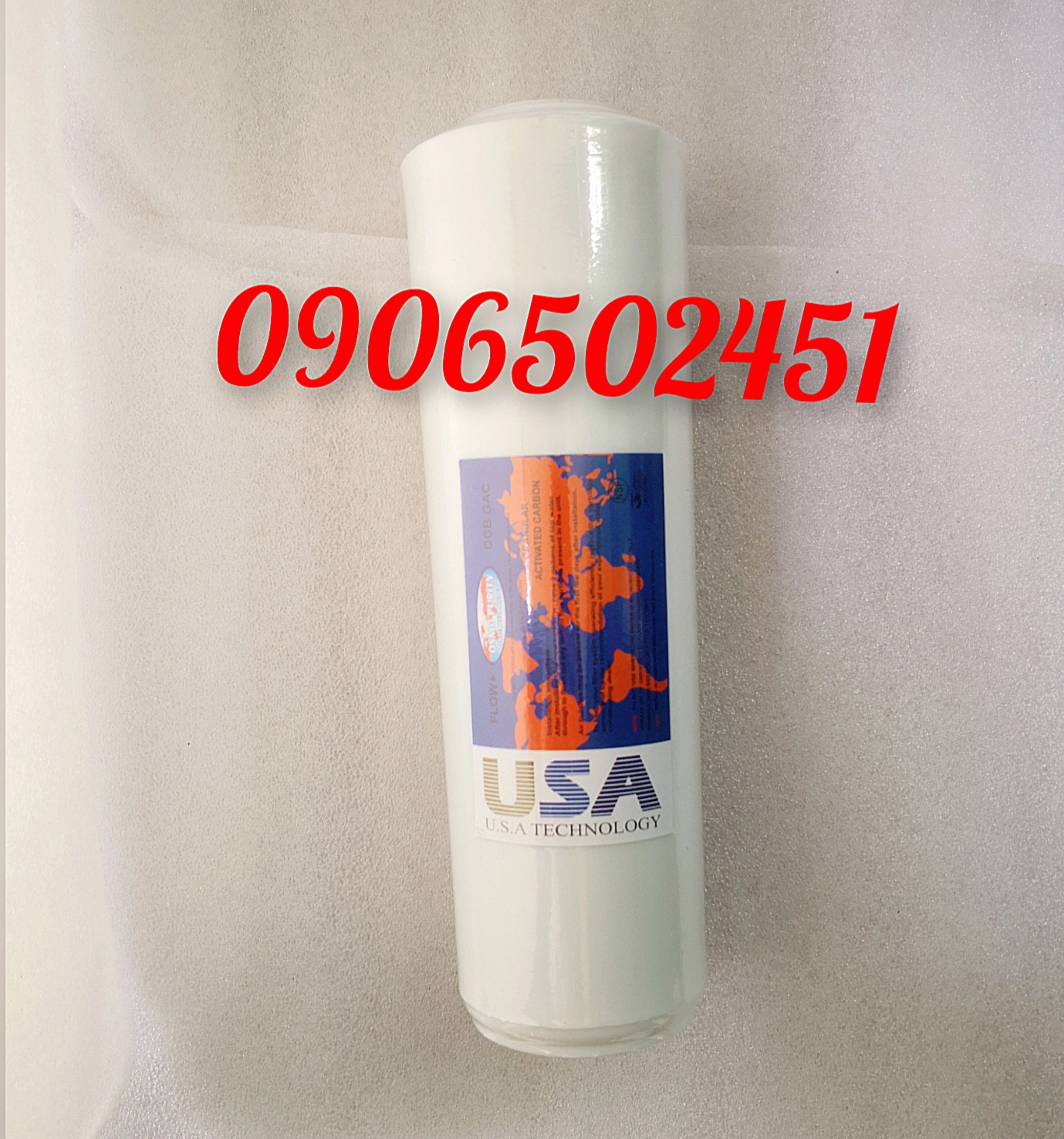 [HCM]Một lõi số 2 udf10 inch dùng cho các loại máy lọc  nước sinh hoạt, máy ro... sunhouse, kangaroo, kangrofi, yamato, tân á, aquila....