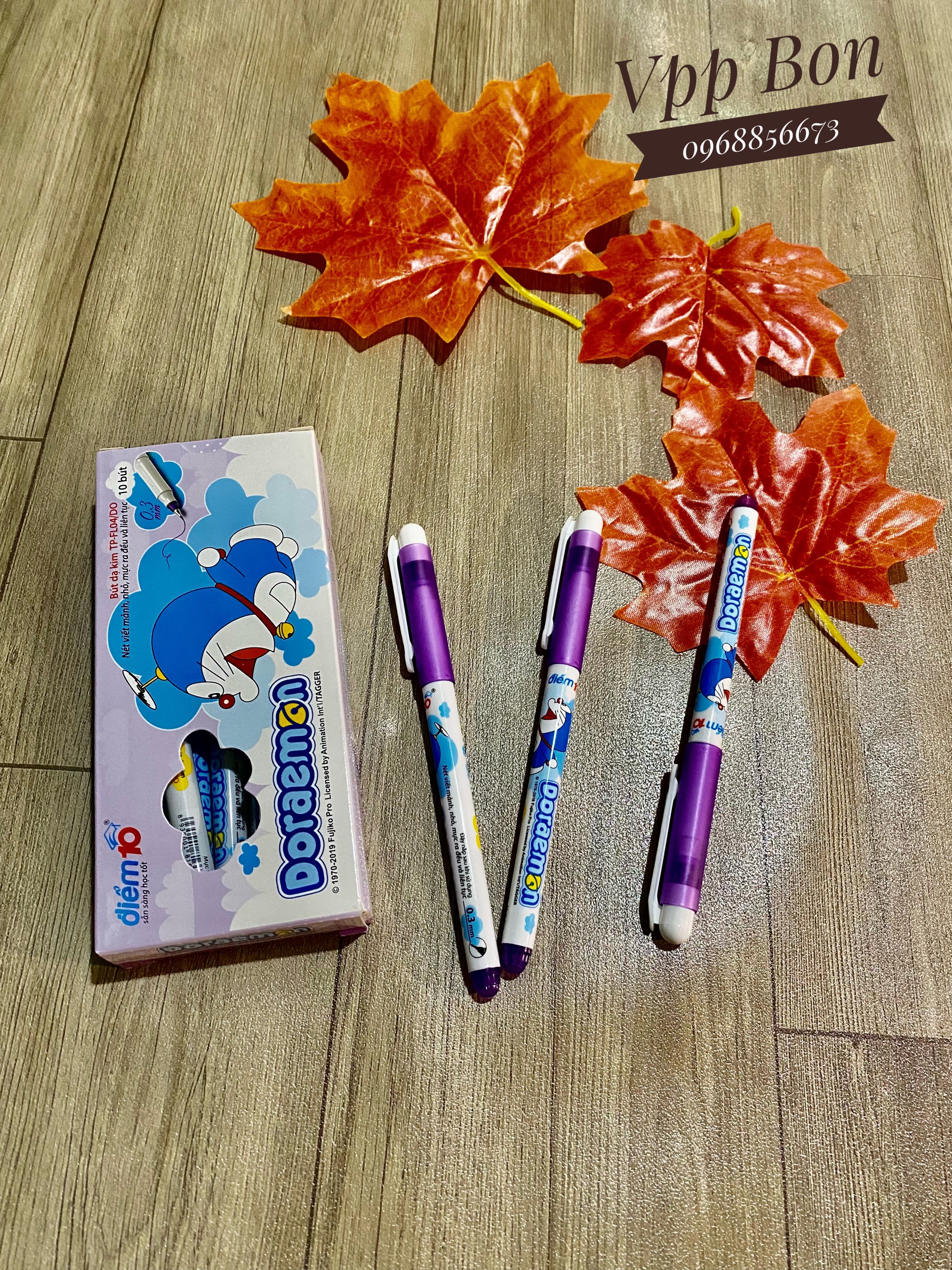 Bút lông kim thiên long - doraemon fl-04/do