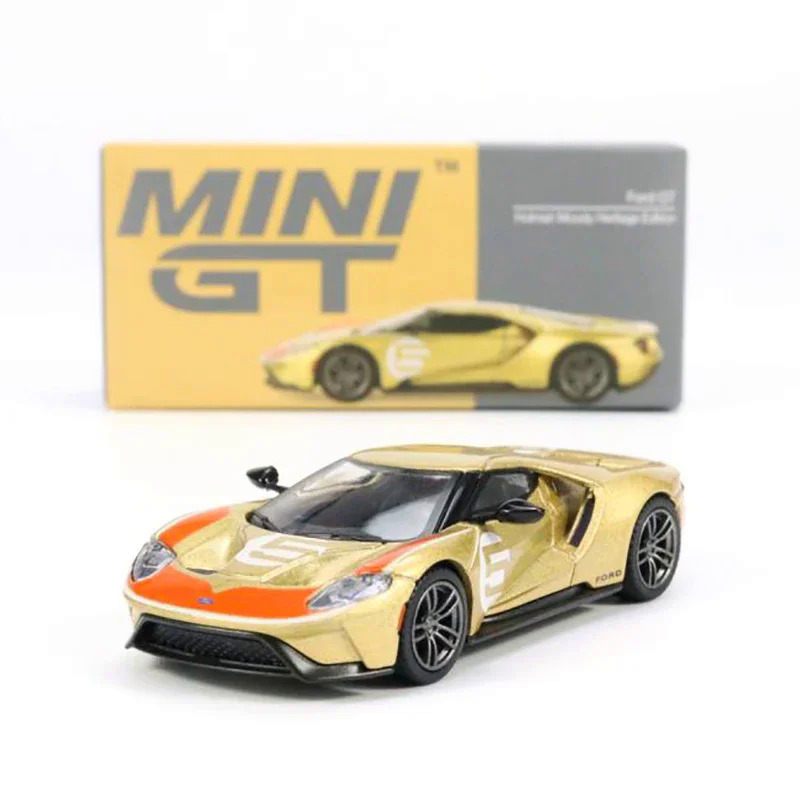 gt 1:64 Ford GT holman Moody phiên bản Di Sản MGT00536-CH LHD hợp kim đúc Xe mô hình cậu bé Đồ chơi Quà Tặng