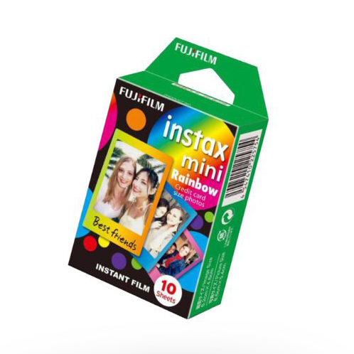Film Fujifilm Instax Mini Rainbow Frame dành cho máy ảnh chụp lấy ngay