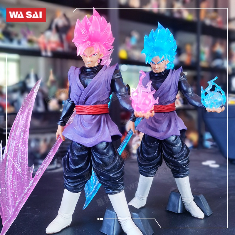 Mô hình dragon ball - figure black goku cao 25cm có đèn led full box
