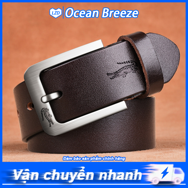 Thắt lưng da thật chính hãng, dây nịt da bò, thắt lưng da quần jeans CARTELO 103, dây lưng nam da thật da bò,dây nịt nam da bò da thật khóa hợp kim cao cấp