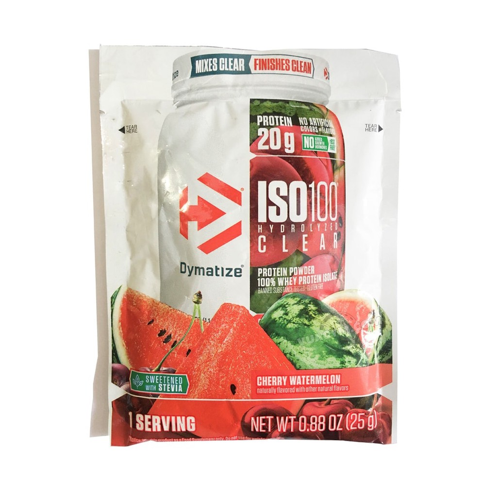 [HCM] Combo Sample Iso 100 - Mẫu Dùng Thử 1 Lần ISO 100 Hydrolyzed Clear [Date 7/2022] - Chính Hãng Muscle Fitness