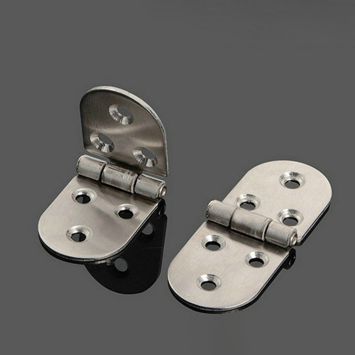 Bản lề bán nguyệt inox 80mm - bản lề
