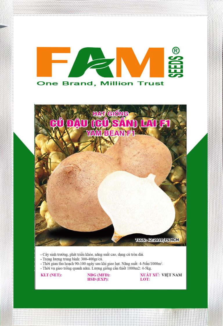 Hạt giống củ đậu lai f1 - gói 5gr