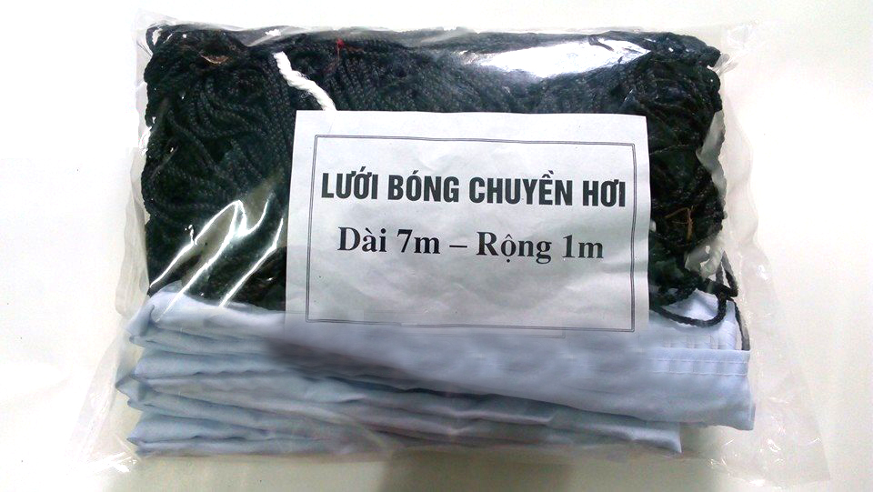 Lưới chuyền hơi 7M rộng 1M Dù đen