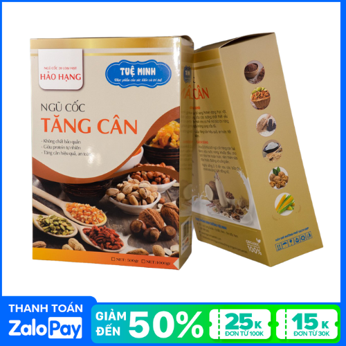 Bột ngũ cốc tăng cân HẢO HẠNG 1kg – 20 loại hạt -  Miễn phí ship toàn quốc