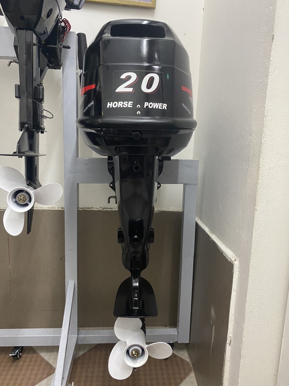 Máy chạy thuyền, động cơ đẩy thuyền 20hp-2t chính hãng hangkai.