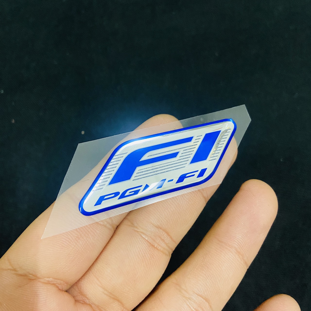 Tem pgm-fi nhựa dẻo dán xe máy cao cấp