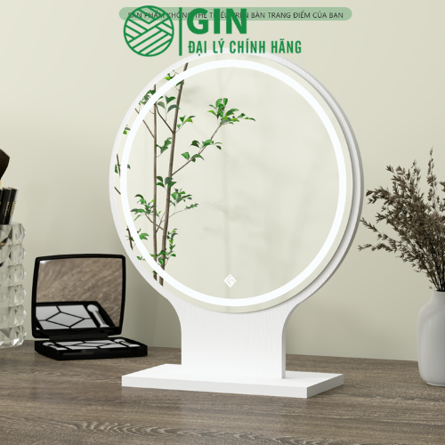 Gương đèn led, Gương led cảm ứng decor phòng ngủ, phòng khách - GP214