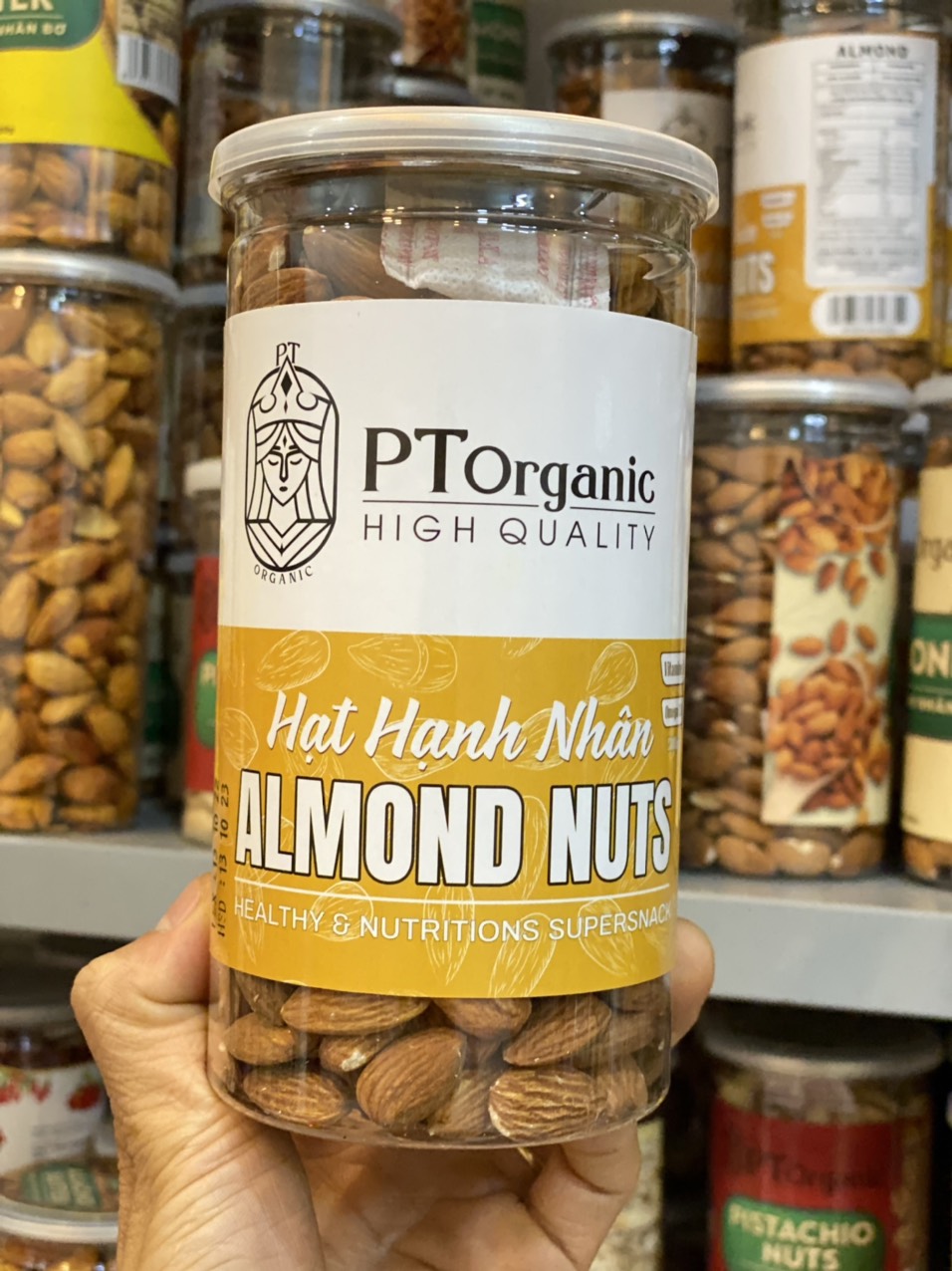 HẠT HẠNH NHÂN  MỸ  - HŨ PET 500G - TỐT CHO THAI PHỤ VÀ TIM MẠCH- LÀM SỮA CHO BÉ