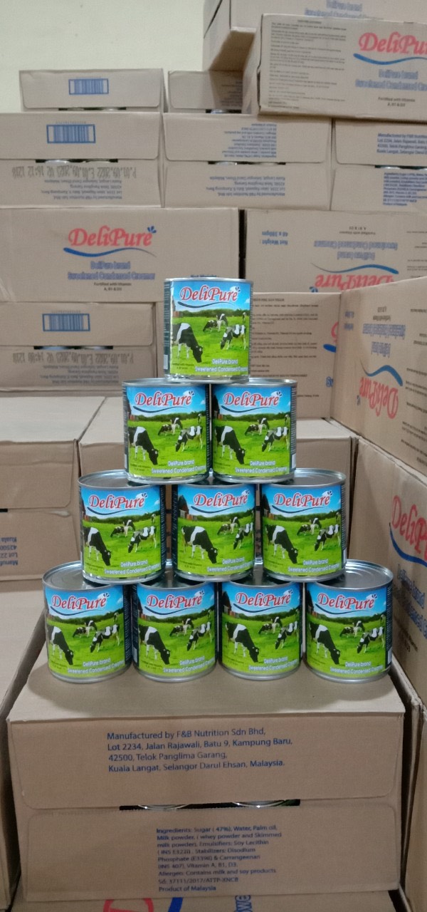 Combo 10 hộp 380g - Sữa đặc Delipure nhập khẩu Malaysia