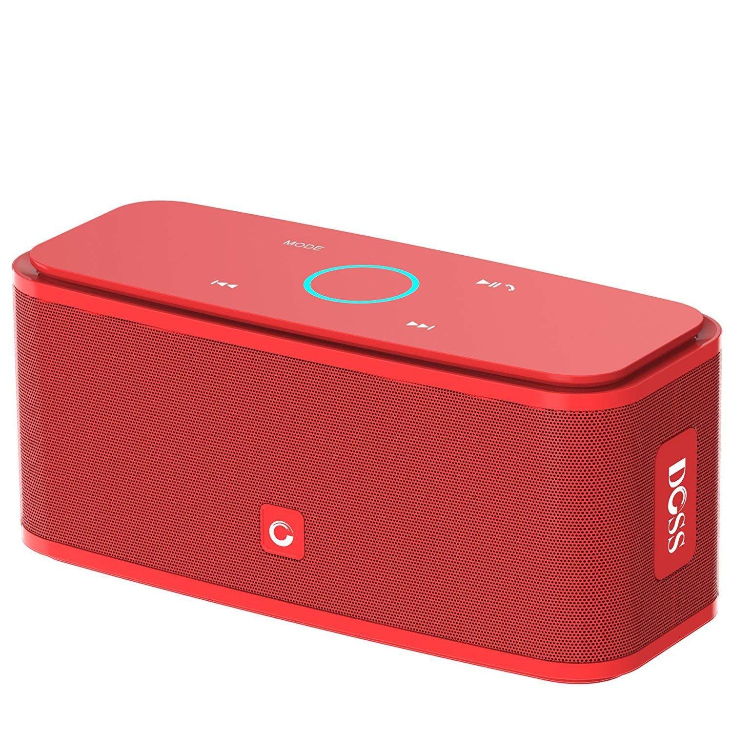 DOSS SoundBox Bluetooth Speaker, Portable Wireless Bluetooth 4.0 Touch Speakers with 12W HD Sound and Bold Bass, Handsfree, 12H Playtime for Phone, Tablet, TV, Gift Ideas