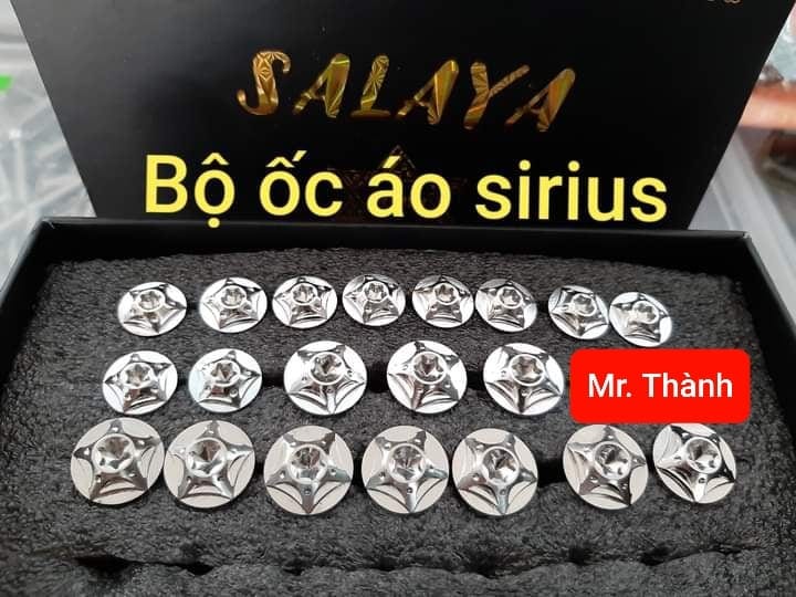 Bộ Ốc Salaya Cho Dàn Áo Sirius Xăng Cơ (1 bộ 20 con)