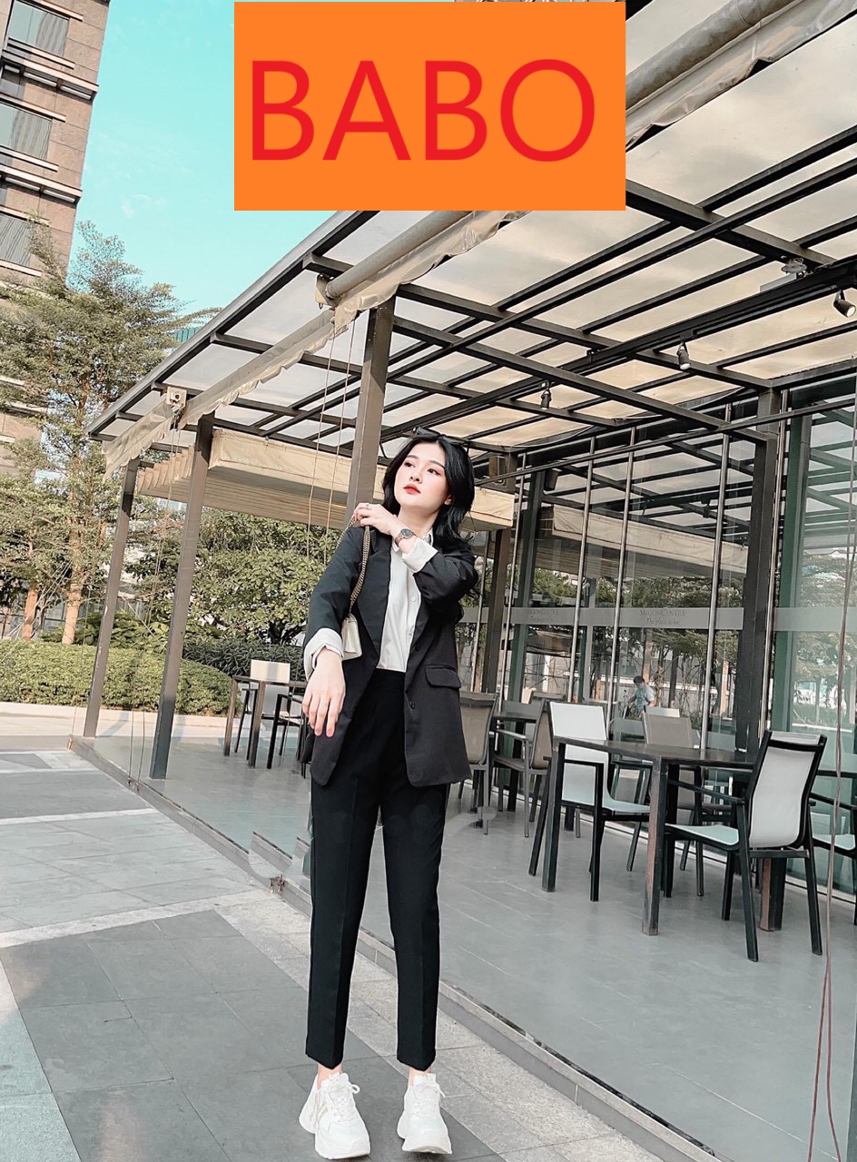 QUẦN TÂY NỮ LƯNG CAO HỌC SINH, QUẦN ÂU HỌC SINH NỮ, QUẦN TÂY NỮ ĐI HỌC ĐEN LƯNG CAO, NĂNG ĐỘNG, TRẺ TRUNG, MÁT MẺ SIÊU HOT BABO