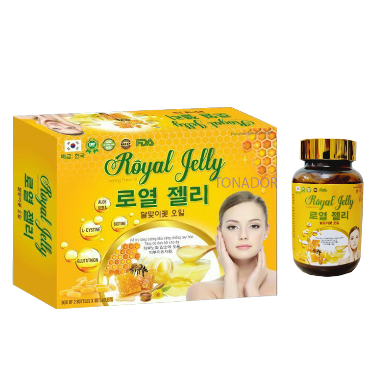 Hộp sữa ong chúa ROYAL JELLY,viên sữa ong chúa đẹp da,đẹp dáng,trắng da,mờ nám,ngăn ngừa lão hóa hiệu quả