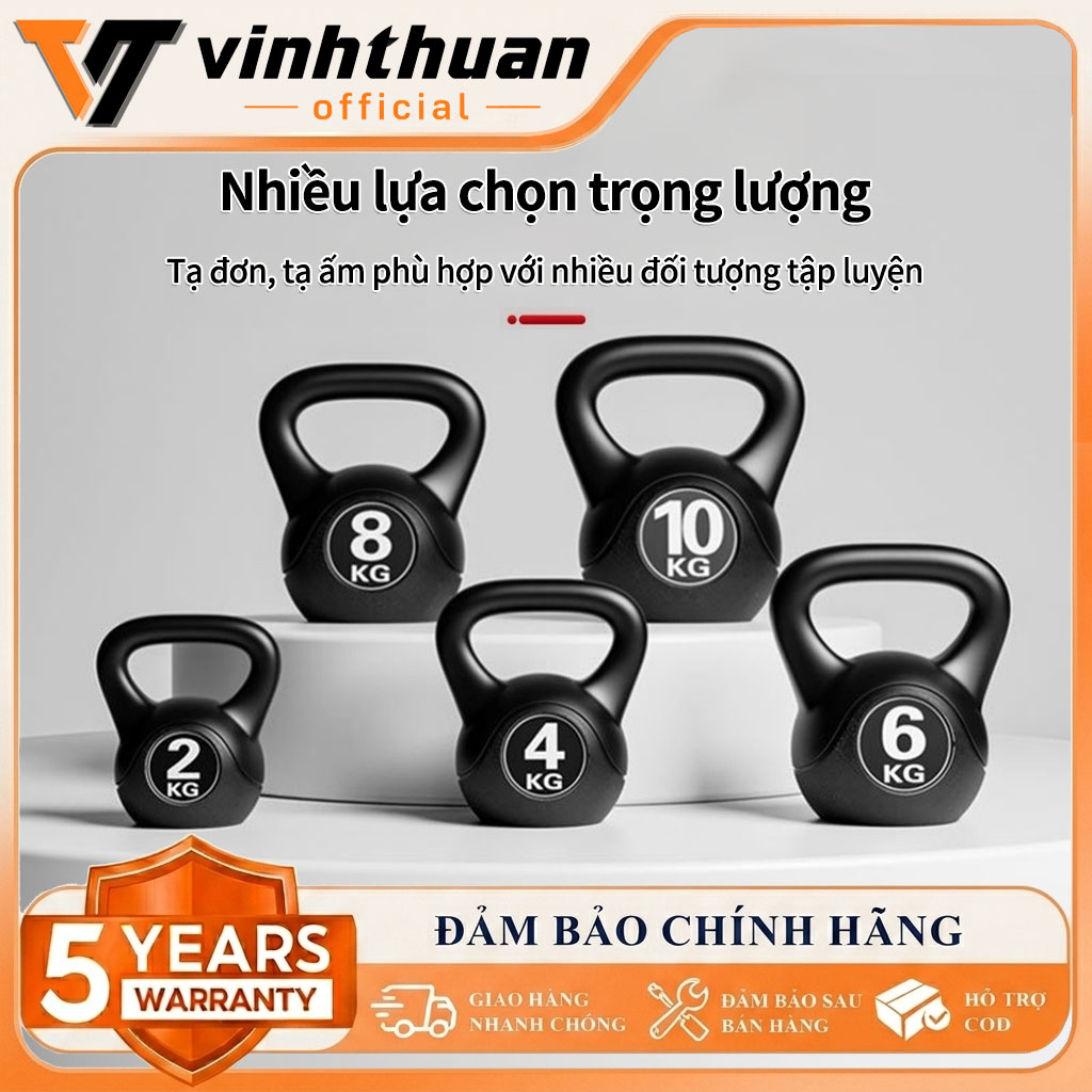 Tạ ấm 2kg/4kg/6kg/8kg/10kg tập gym tại nhà, Dụng cụ thể thao tại nhà chống đẩy
