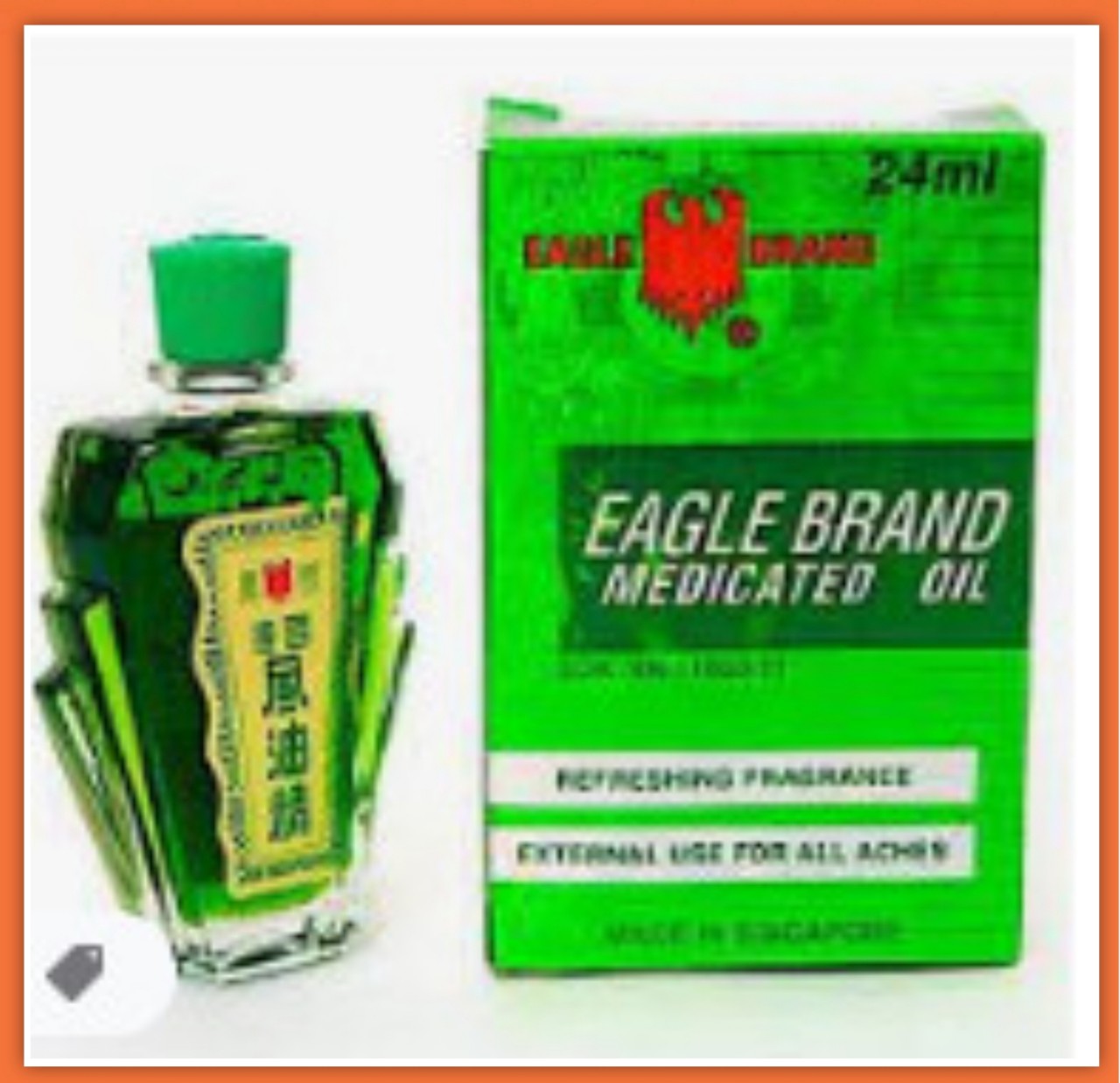 Dầu gió con ó xanh eagle brand 24 ml