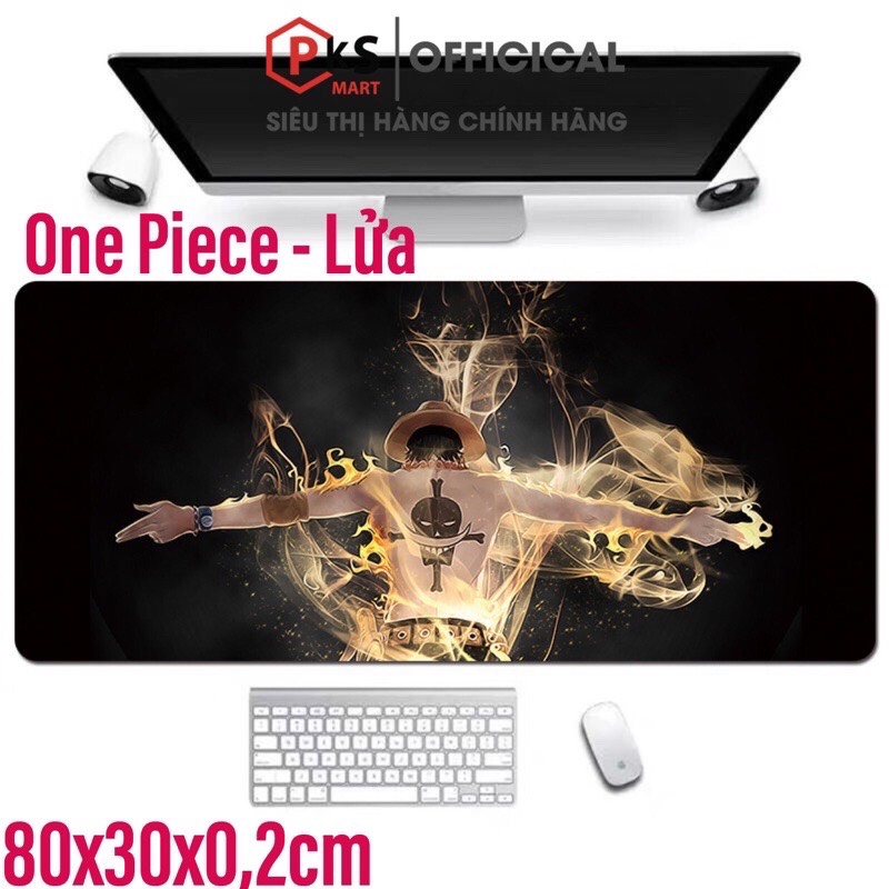 Lót Chuột, Pad Chuột Gaming Cỡ Lớn, Nhỏ ASUS-ROG 80x30x2mm 210x260x2mm Bo Viền Chắc Chắn Đế Cao Su - PKSMART