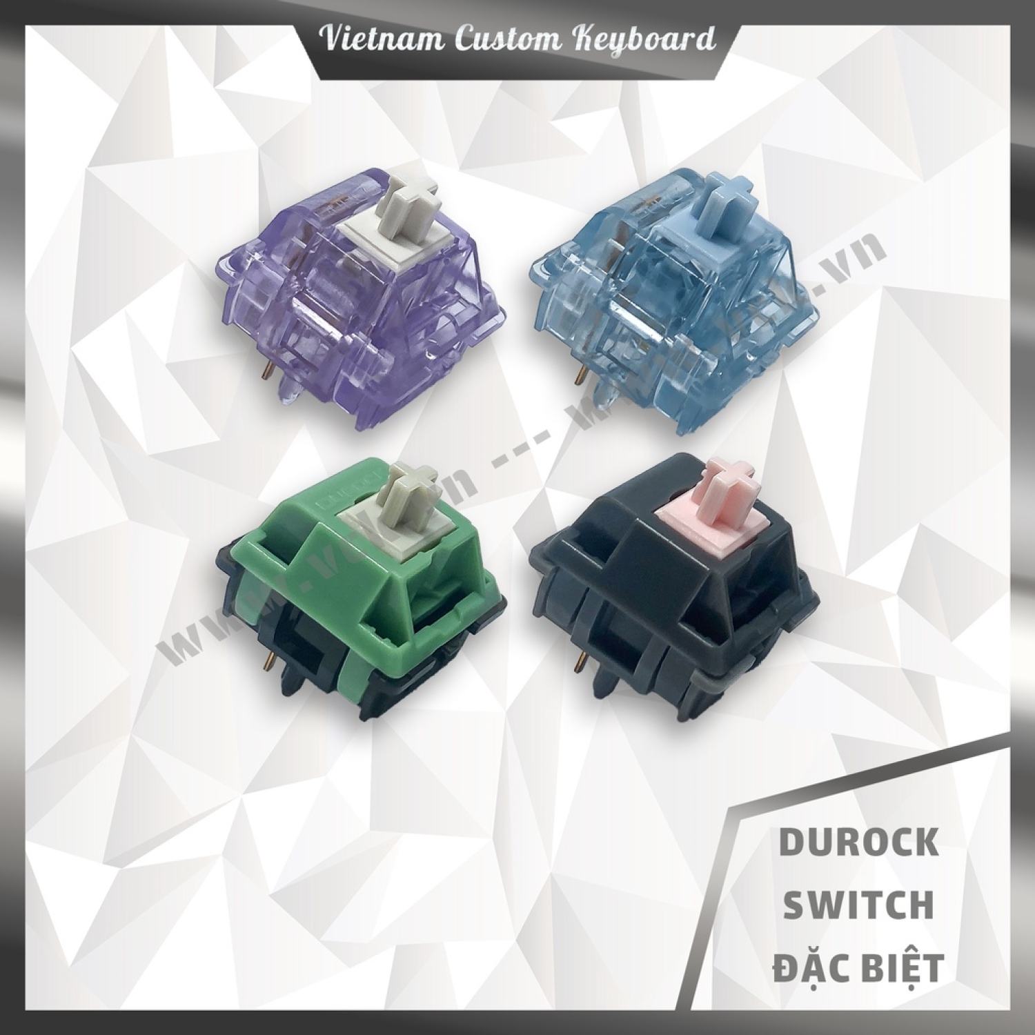 Durock jwk switch đặc biệt pre-lubed | lavender | cerulean | anubis | alpaca | vck