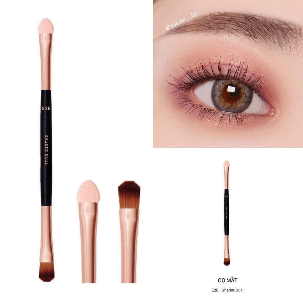 Vacosi shader dual brush - e2e - cọ đánh phấn mắt 2 đầu