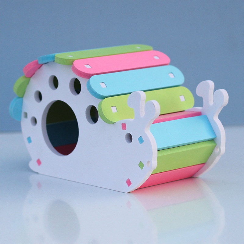 Bộ đồ chơi gỗ cho hamster 🐹freeship🐹 set nhà gỗ vui chơi cho chuột hamster