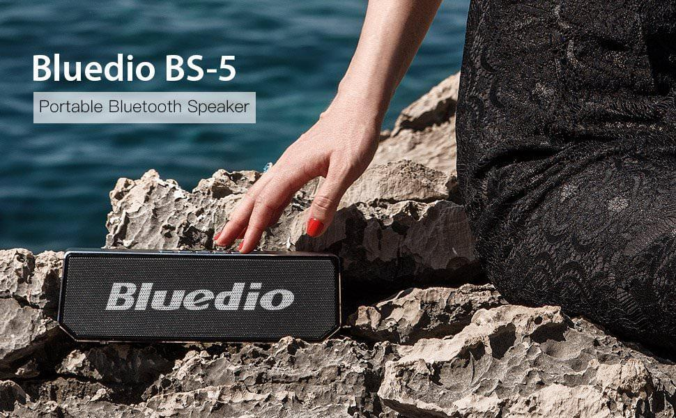 Loa Bluetooth BS-5 Bluedio âm thanh mạnh chất lượng âm thanh tốt Nghe Nhạc 3D Sống Động Chân Thực- Chính Hãng Loa không dây Loa di động