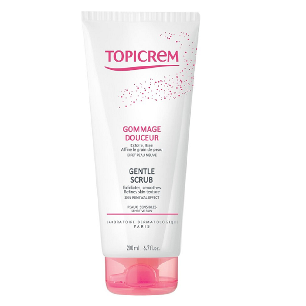 Gel tẩy tế bào chết mặt và toàn thân - Gentle Scrub Face & Body 200ml - Topicrem