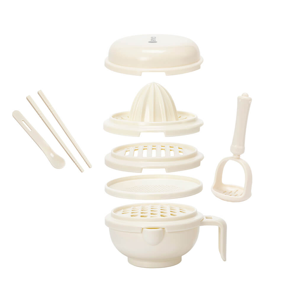 Sale năm mới- 01-03.0 Bộ dụng cụ chế biến ăn dặm cho bé Elmich BabyCare EL0774