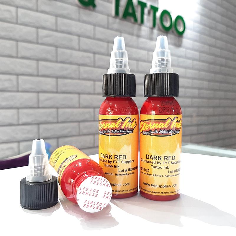 Mực xăm hình enternal ink dark red 30ml
