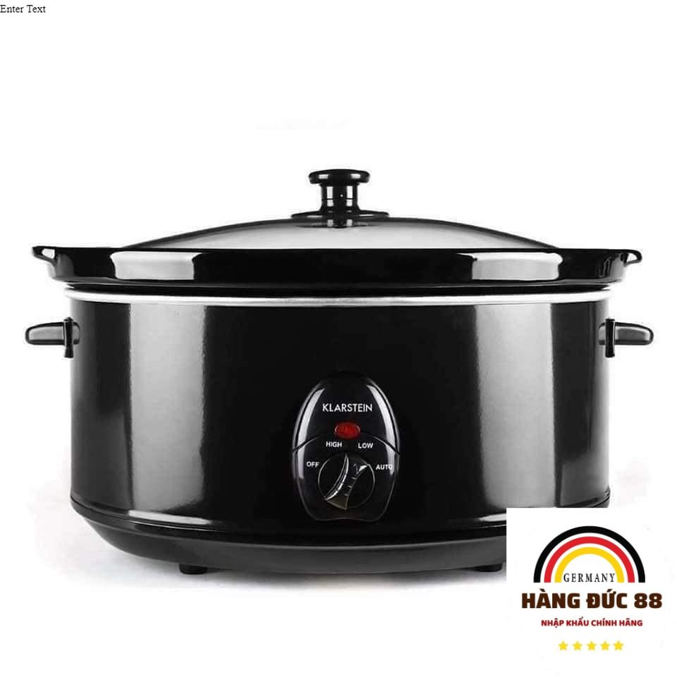 Nồi hầm chậm klarstein slow cooker loại to 6,5 lít - hangduc88