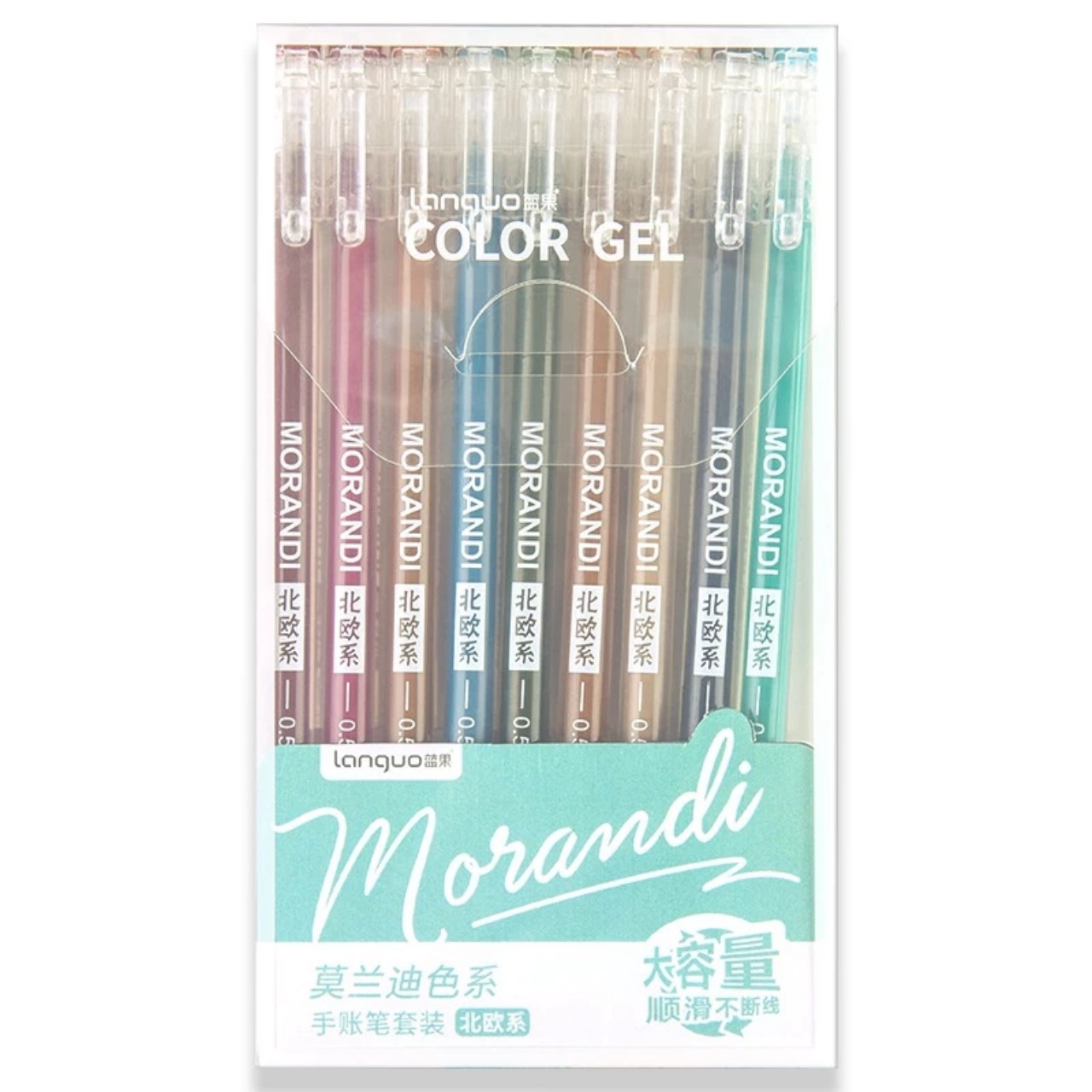 Bút mực MORANDI canarystore54 ngòi 0.5mm set 9 bút êm