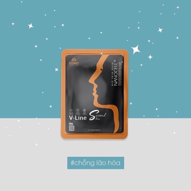 Mặt nạ da sinh học coko nano cell vline chống lão hóa da yose