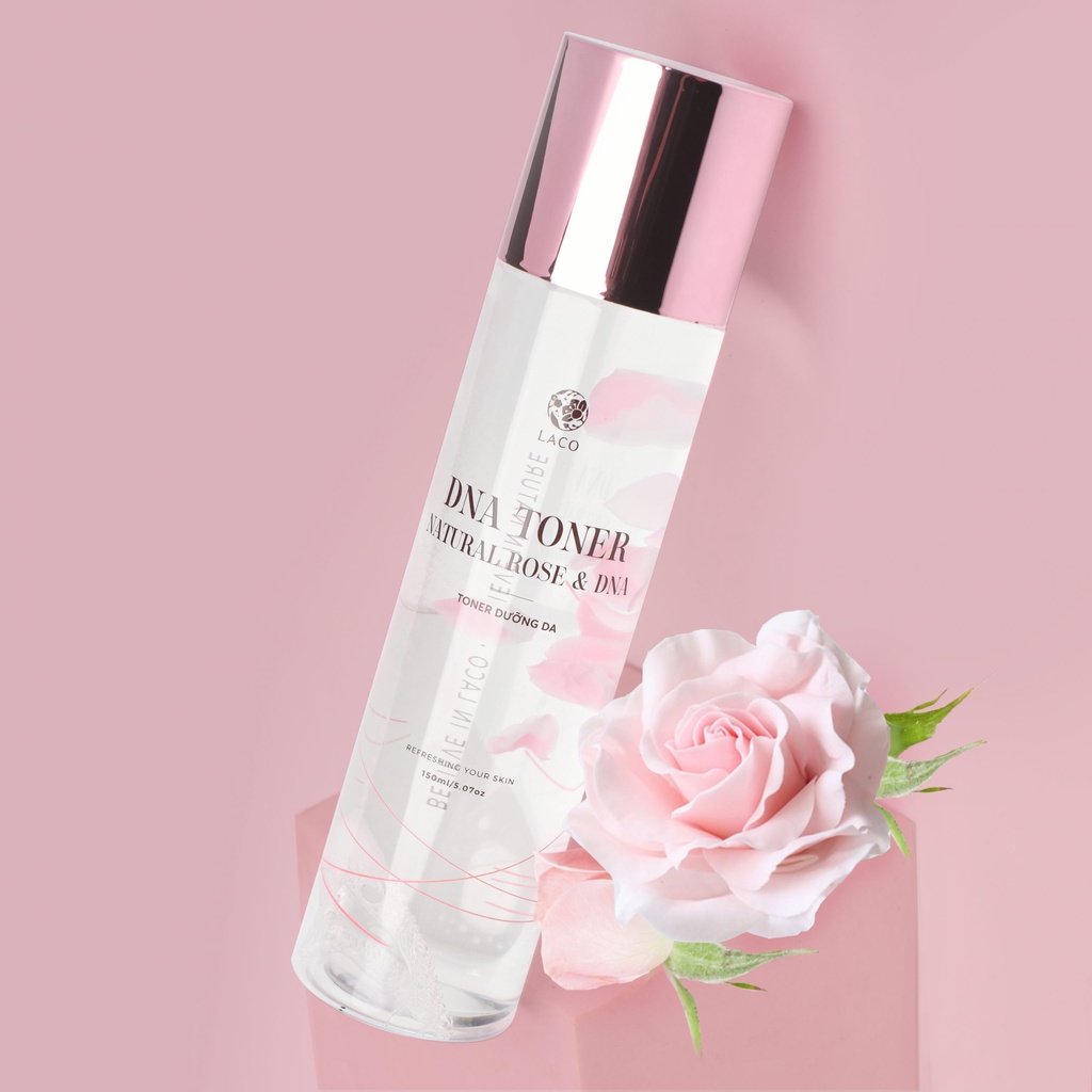 Nước hoa hồng toner DNA cá hồi LACO cấp ẩm tức thì cho da