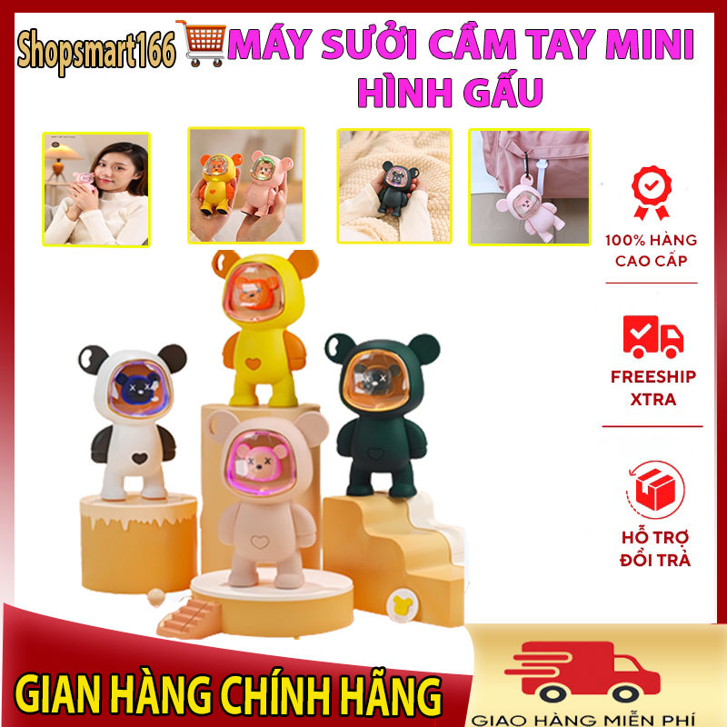 Máy sưởi cầm tay mini hình gấu, máy sưởi ấm tay thông minh có 2 mức nhiệt, máy sưởi mini đeo cổ thông minh dung lượng 1500mah, máy sưởi tay hình gấu nhỏ gọn tiện lợi kiêm móc khóa, máy sưởi mini bear sạc pin đa năng, máy sưởi mùa đông