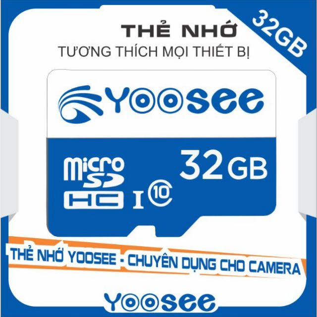Thẻ nhớ microsdhc yoosee extreme plus 32gb/64gb uhs-i u3 4k r90mb/s w40mb/s - chuyên camera và điện thoại