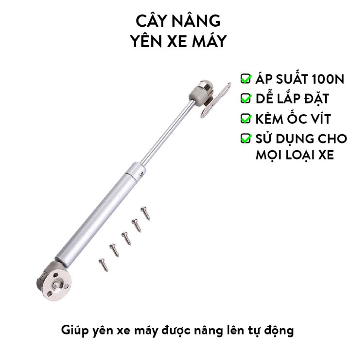 Cây nâng trợ lực tự động đóng mở yên xe máy