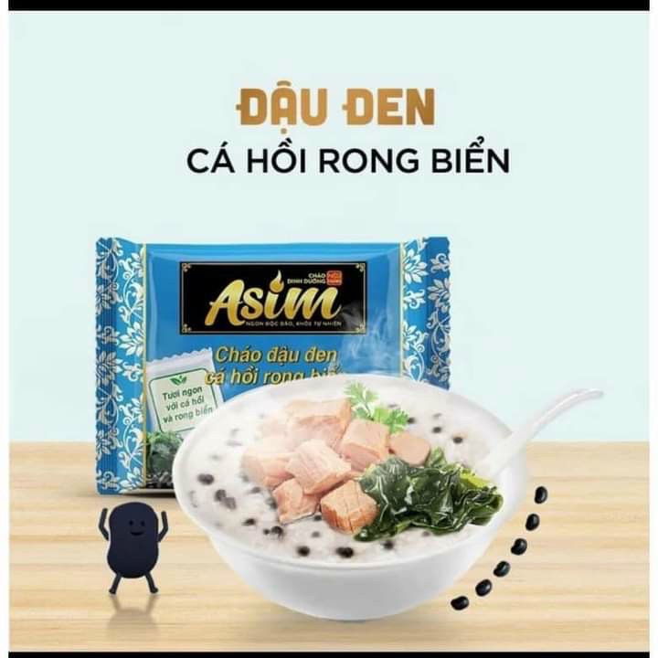 SET 7 GÓI CHÁO CÁ HỒI RONG BIỂN 72G