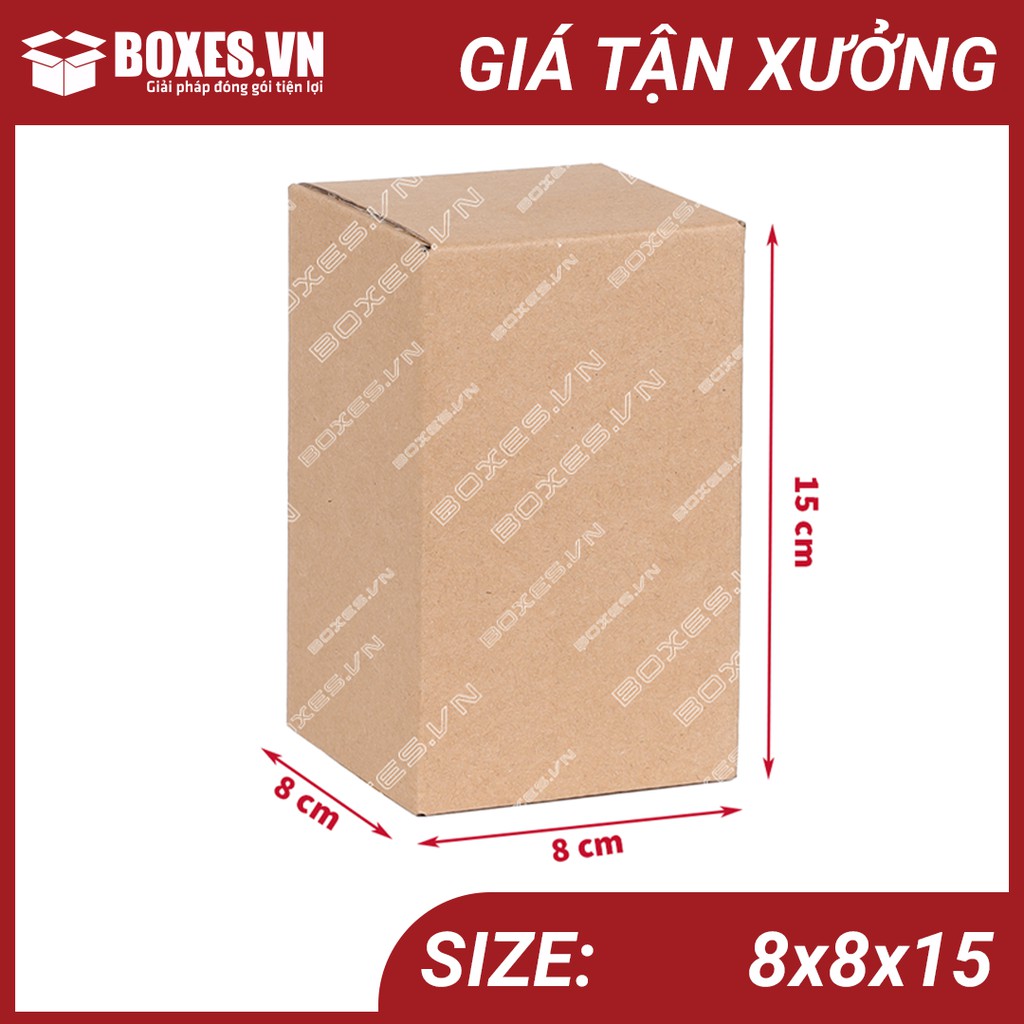 8x8x15 Combo 100 hộp carton Boxes đóng gói hàng giá tại xưởng