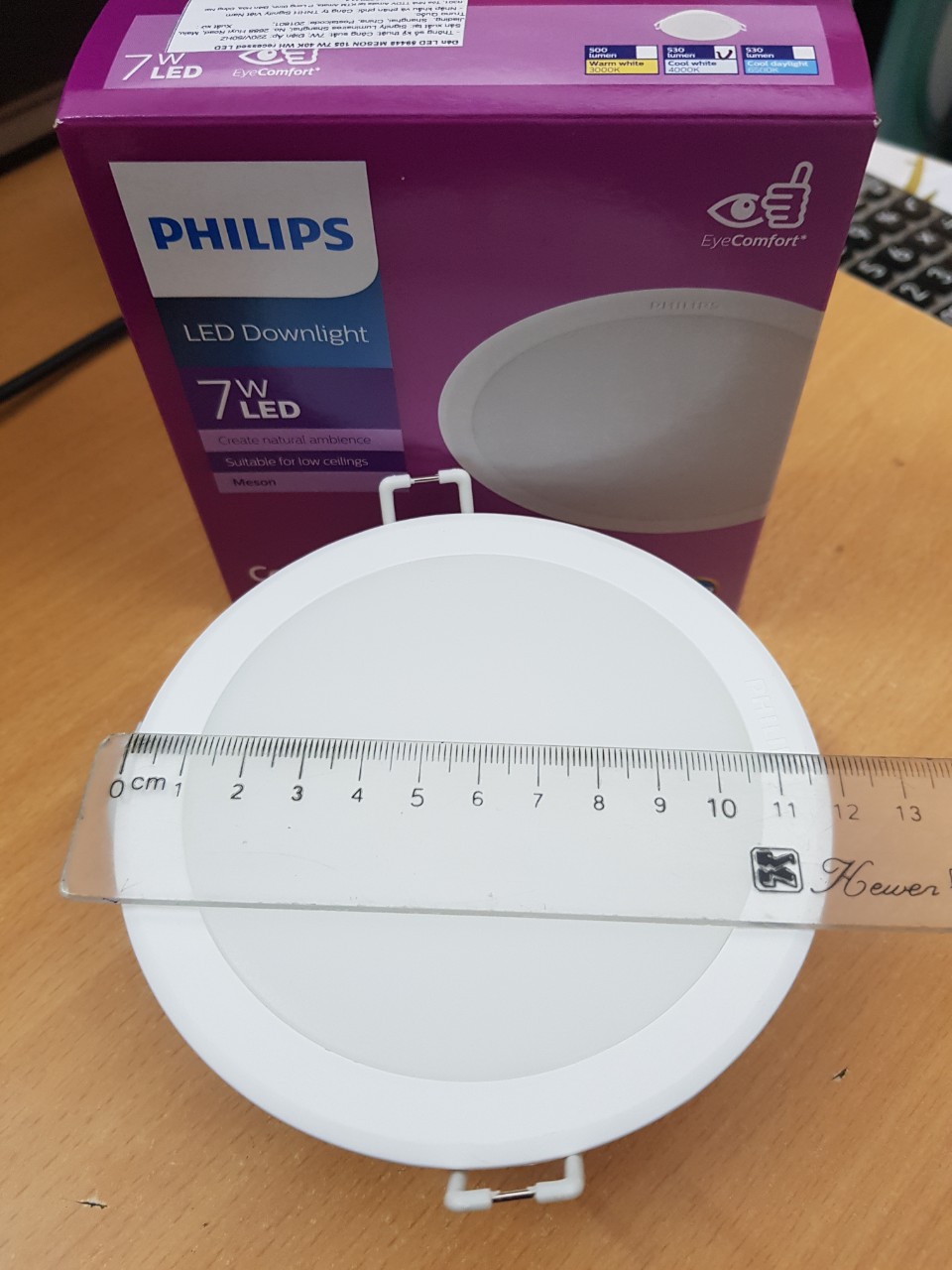 Đèn led âm trần 7W philips- chính hãng