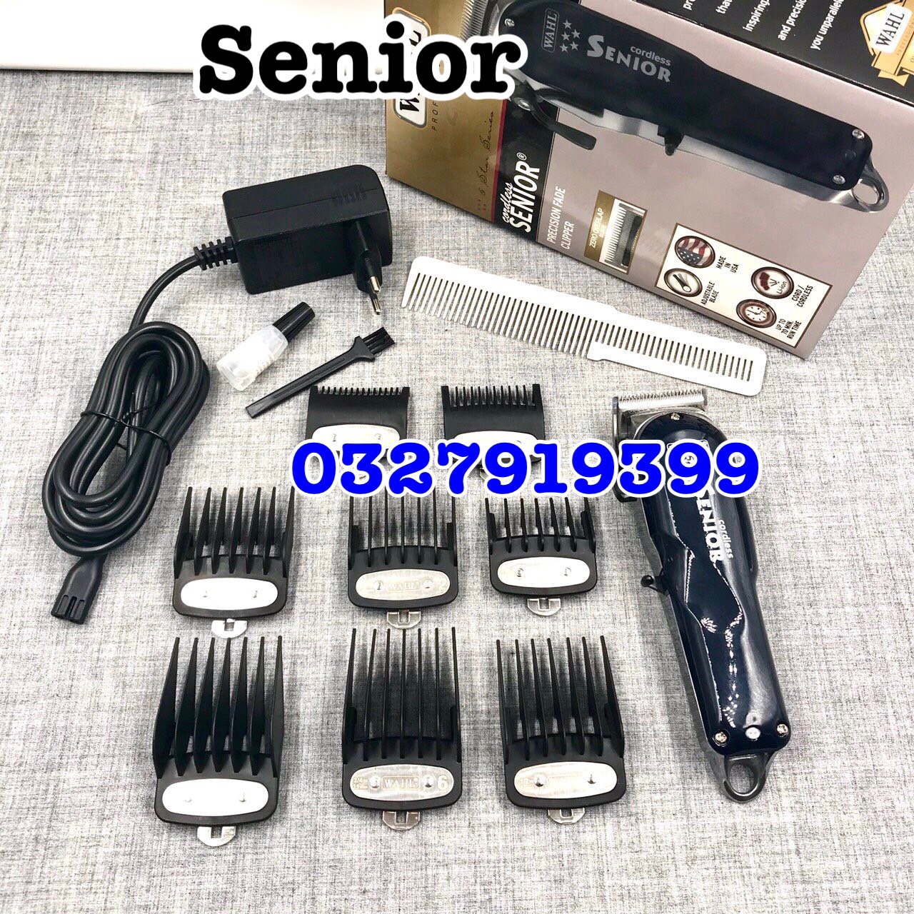 Tông đơ cắt tóc cao cấp wahll senior - 8 cữ