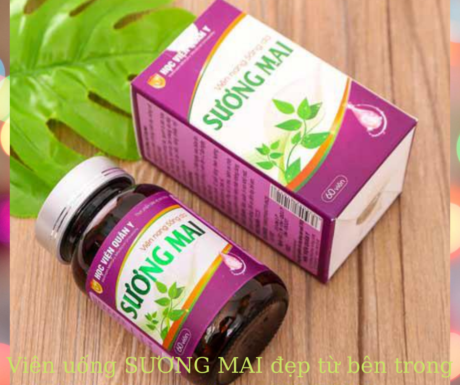 Viên Uống Trắng Sáng da Sương Mai hạn chế lão hoá da, làm trắng da, đẹp da học viện quân y 60 viên- TBYT Quang Hà