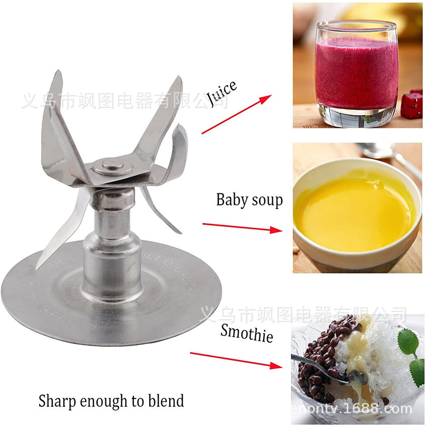 +":>  Bán Nóng Sáu Lá Lưỡi Bakelite Cơ Sở Vòng Đệm Máy Ép Trái Cây Phụ Kiện Máy Ép Trái Cây OSTER Thích Hợp Cho