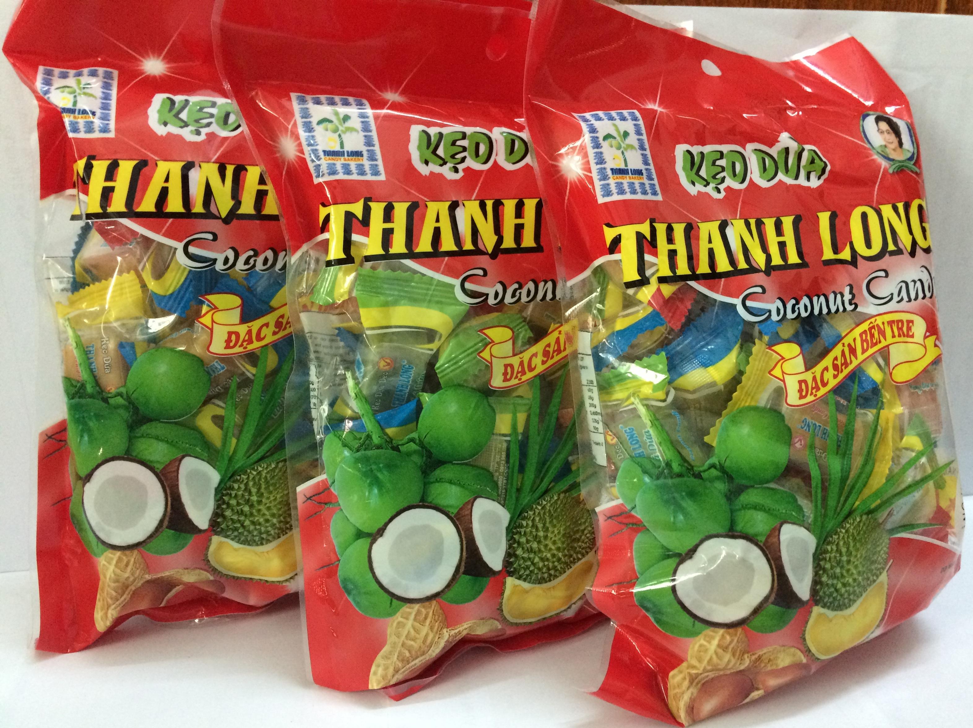 [HCM]KẸO DỪA THẬP CẨM 220G (Thanh Long)