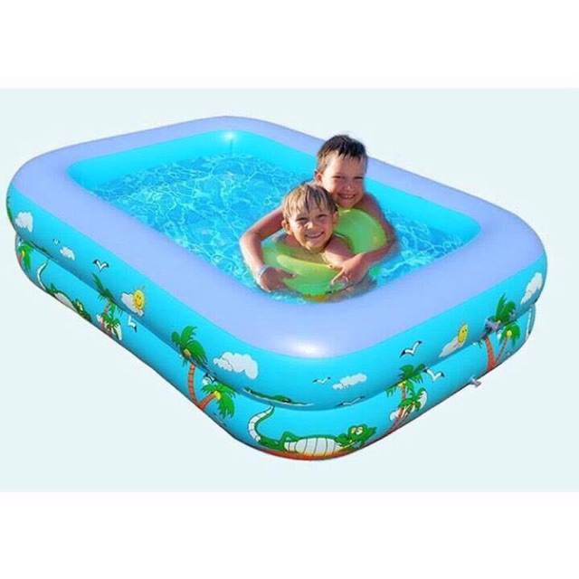 Bể bơi hồ bơi phao bơi trẻ em 1m25 - 2 tầng giá rẻ