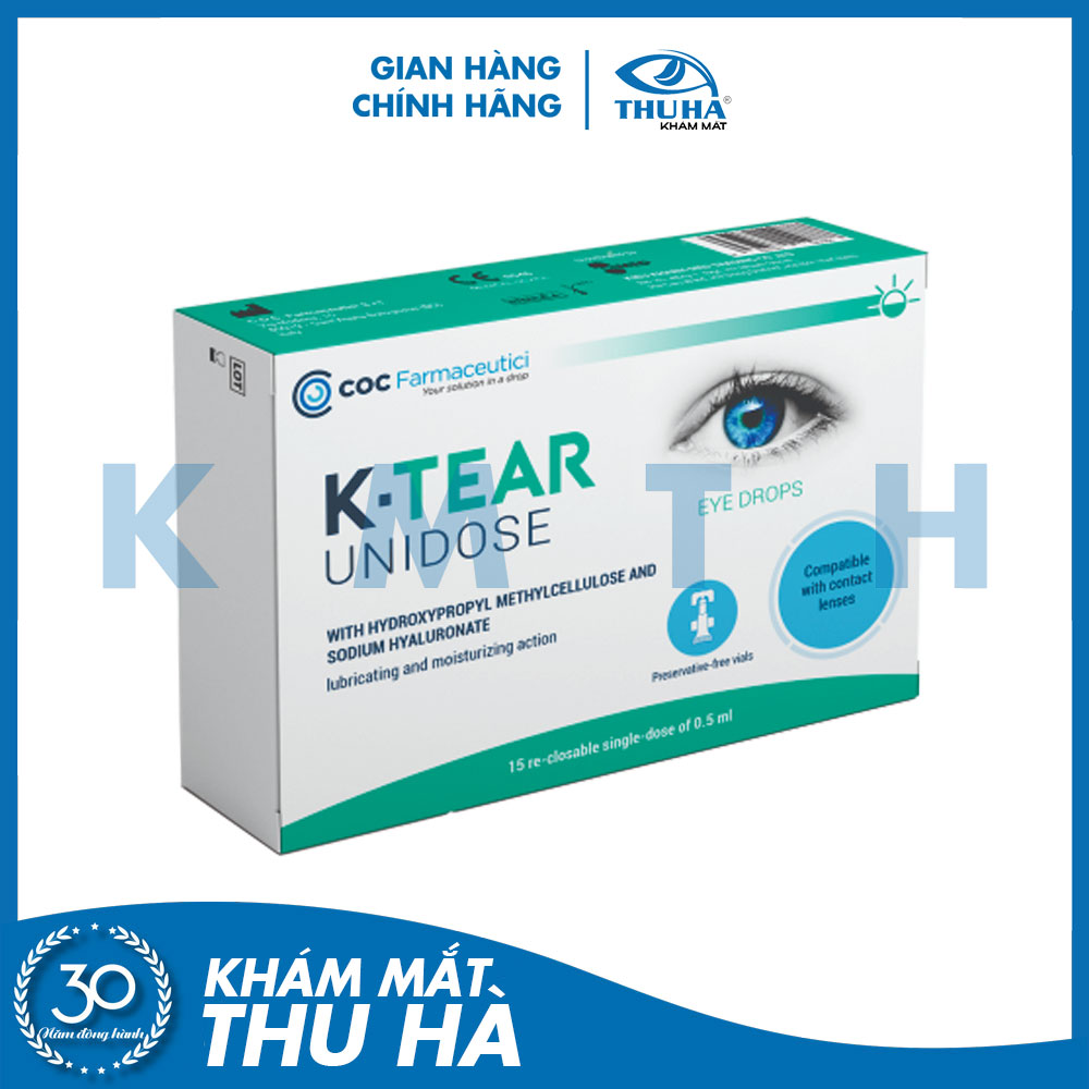 Dung dịch nhỏ mắt K-Tear Unidose [Hộp 15 Tép]