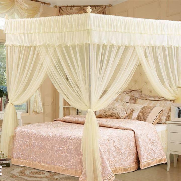 Mùng khung (màn ) cao cấp không khoan tường khung inox / vải tuyn mắt nhỏ chống  muỗi /chống công trùng /màn cưới - trang trí phòng ngủ . hãng Easy Dream